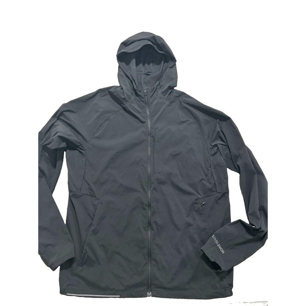 Lululemon Men's L Black Fast And Free Casual Running Light Windbreaker Jacket